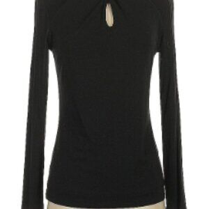 Vince Camuto Black Women's Top with Keyhole - size XL